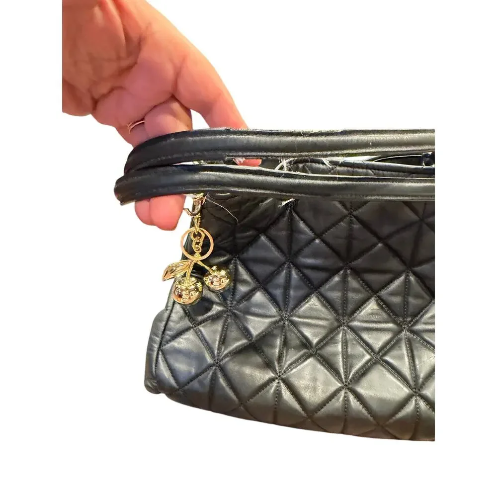 COACH Purse #F36696 Phoebe Shoulder Bag Black Quilted Leather. Retail: $525